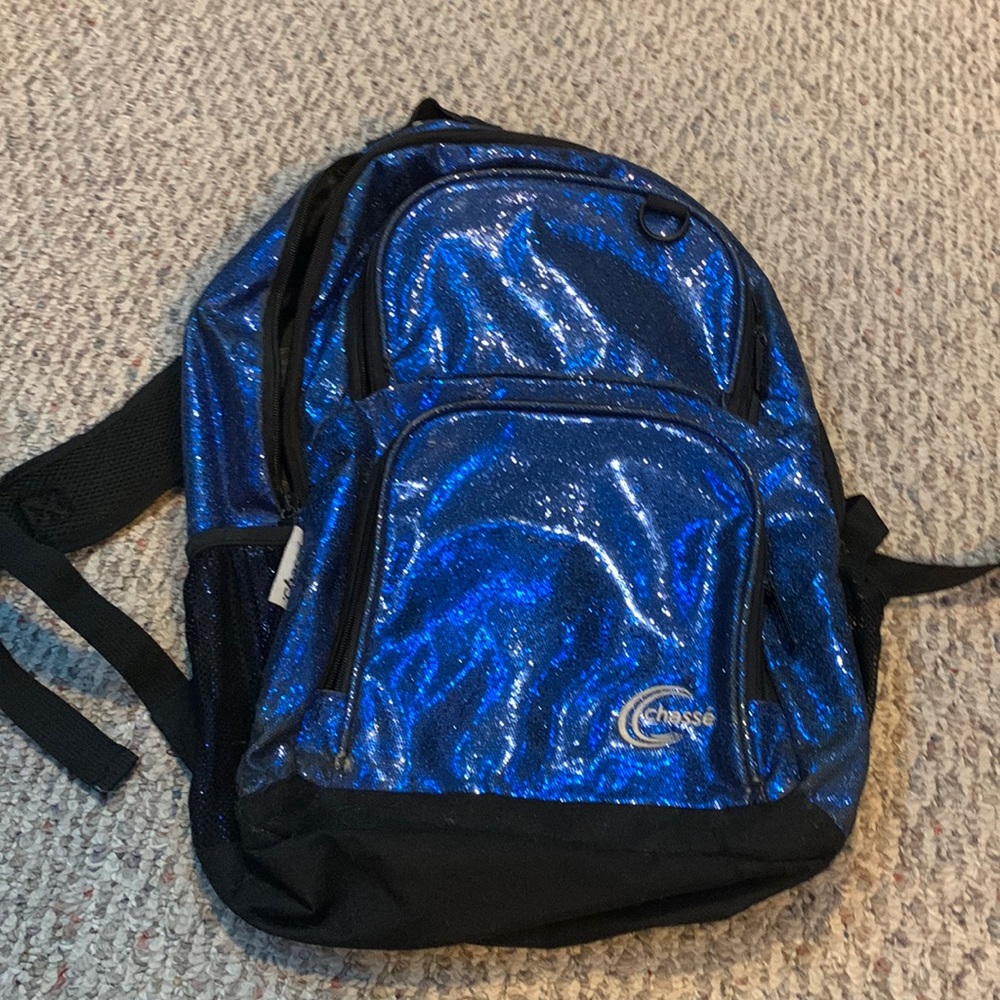 Blue sparkle chase backpack